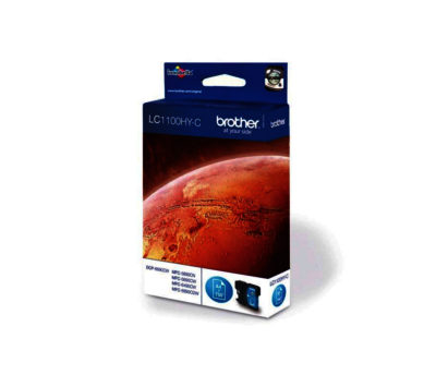 BROTHER LC1100HY-C Cyan Ink Cartridge BROTHER LC1100HY-C Cyan Ink Cartridge